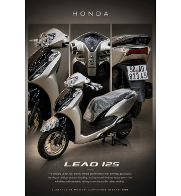 Honda Lead 4 Val PBĐB ABS 2026 Xe New Biển Số Đấu Giá 8.2345 Bao Sang Tên 