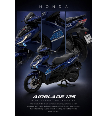 Honda Air Blade 125 4Val ĐKLĐ T9/2022 Full Kiểng Bstp 519.46 chính chủ