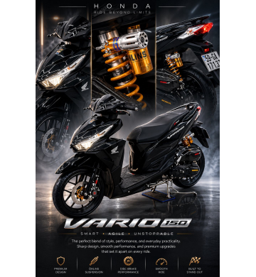 Honda Vario 150 From cũ 2017 Full Option Bstp 171.37 chính chủ