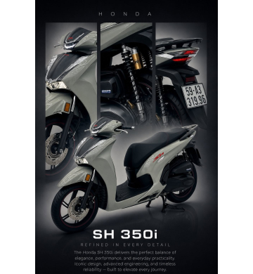 Honda SH 350i ĐKLĐ 2021 Máy Thái Bstp 319.96 chính chủ 