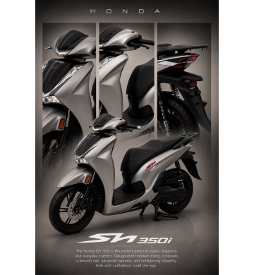 Honda SH 350i ĐKLĐ 2022 Máy Thái Bstp 341.09 chính chủ công chứng 1p30s