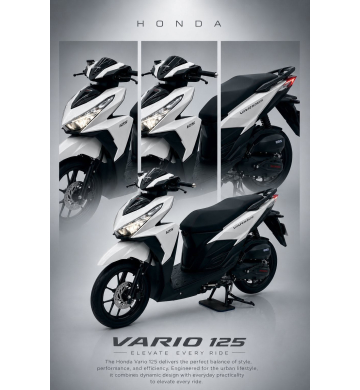 Honda Vario 125 From Cũ ĐKLĐ T1/2017 Bstp 294.74 Chính chủ công chứng 1p30s