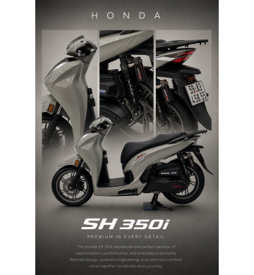 Honda SH 350i ĐKLĐ 2022 Máy Thái Full Option Bstp 458.55 chính chủ 