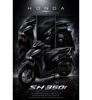 Honda SH 350i 2021 Máy Thái Option cơ bản Bstp 230.11 chính chủ