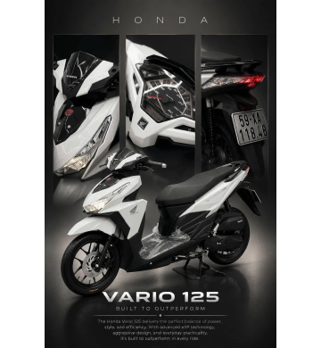 Honda Vario 125 From Cũ ĐKLĐ T1/2017 Bstp 631.05 Chính chủ