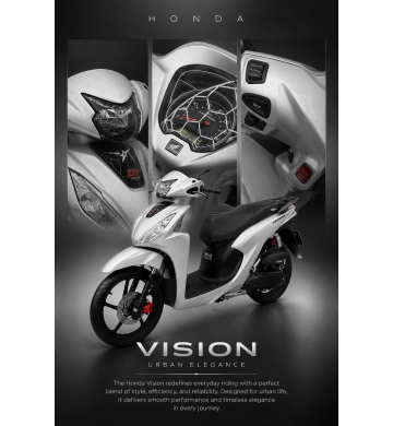 Honda Vision ĐKLĐ 2023 PBĐB Mâm Lớn Khoá Smartkey  Bstp 024.85 chính chủ