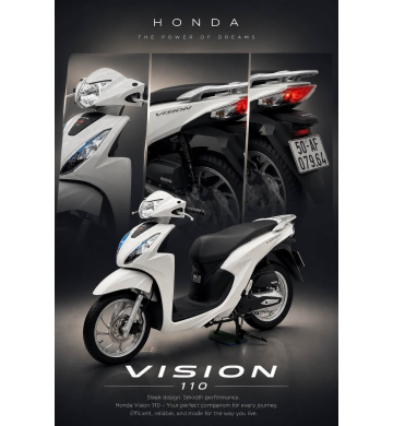 Honda Vision ĐKLĐ T4/2026 Date 2025 Bstp 079.64 chính chủ