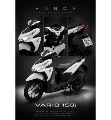 Honda Vario 150 From cũ ĐKLĐ 2017 Bstp 706.40 chính chủ công chứng 1p30s